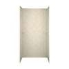 36-in D x 48-in W x 72-in H Solid Surface Shower Wall Surround in Cloud Bone