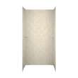 36-in D x 48-in W x 72-in H Solid Surface Shower Wall Surround in Cloud Bone