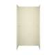 36-in D x 60-in W x 72-in H Solid Surface Shower Wall Surround in Bone