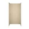 36-in D x 60-in W x 72-in H Solid Surface Shower Wall Surround in Bermuda Sand