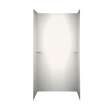 36-in D x 60-in W x 72-in H Solid Surface Shower Wall Surround in Tahiti Ivory