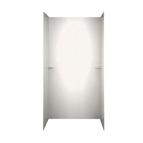 36-in D x 60-in W x 72-in H Solid Surface Shower Wall Surround in Tahiti Ivory