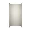 36-in D x 60-in W x 72-in H Solid Surface Shower Wall Surround in Glacier