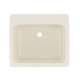 22-in D x 25-in W x 13.5625-in H Solid Surface Utility Sink in Bisque