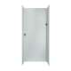 36-in D x 36-in W x 96-in H Solid Surface Shower Wall Surround in Tahiti Gray