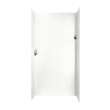 36-in D x 48-in W x 96-in H Solid Surface Shower Wall Surround in Tahiti White