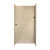 36-in D x 48-in W x 96-in H Solid Surface Shower Wall Surround in Bermuda Sand