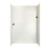 36-in D x 62-in W x 96-in H Solid Surface Shower Wall Surround in Bisque