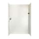 36-in D x 62-in W x 96-in H Solid Surface Shower Wall Surround in Bisque