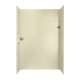 36-in D x 62-in W x 96-in H Solid Surface Shower Wall Surround in Bone