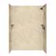 36-in D x 62-in W x 96-in H Solid Surface Shower Wall Surround in Golden Steppe