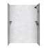 36-in D x 62-in W x 96-in H Solid Surface Shower Wall Surround in Ice
