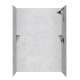 36-in D x 62-in W x 96-in H Solid Surface Shower Wall Surround in Tundra