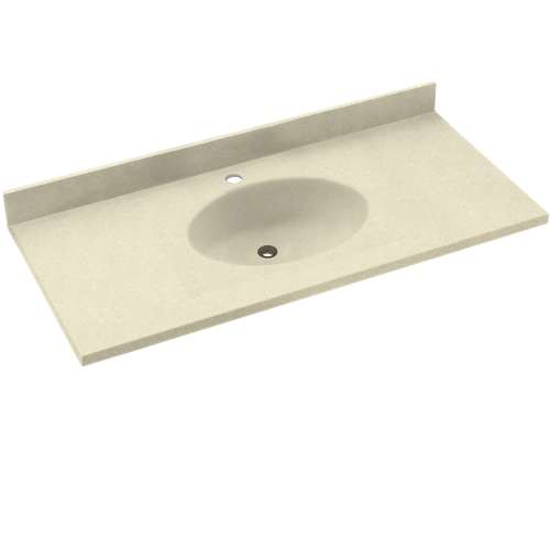 Chesapeake CH1B2255-037 Solid Surface 55-in x 22-in Integral Single Sink Bathroom Vanity Top in Bone