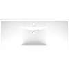 Composite 49-in x 22-in Integral Single Sink Bathroom Vanity Top in White