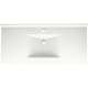 Composite 49-in x 22-in Integral Single Sink Bathroom Vanity Top in Tahiti White
