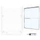 SQP326L010-M58570CC 72.5-in x 60-in x 32-in 5-Piece Alcove Shower Kit in White