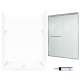 SQP3460010-M58570NR 72.5-in x 60-in x 34-in 5-Piece Alcove Shower Kit in White