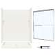 SQP3460018-M58570CC 72.5-in x 60-in x 34-in 5-Piece Alcove Shower Kit in Bisque