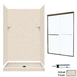 SSP3248-M46570BC 72-in x 48-in x 32-in 5-Piece Alcove Shower Kit