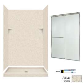 SSP3248-M46570NR 72-in x 48-in x 32-in 5-Piece Alcove Shower Kit
