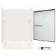 SSP326L018-M58570BR 72-in x 60-in x 32-in 5-Piece Alcove Shower Kit in Bisque