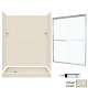 SSP326L050-M58570NC 72-in x 60-in x 32-in 5-Piece Alcove Shower Kit in Tahiti Desert