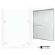 stone 72-in x 60-in x 32-in 5-Piece Alcove Shower Kit in White