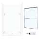 SSP3448010-M46570CC 72-in x 48-in x 34-in 5-Piece Alcove Shower Kit in White