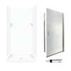 stone 72-in x 36-in x 36-in 5-Piece Alcove Shower Kit in White