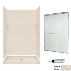 STP3248-M46570NR 72.5-in x 48-in x 32-in 5-Piece Alcove Shower Kit