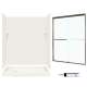 STP326L018-M58570BC 72.5-in x 60-in x 32-in 5-Piece Alcove Shower Kit in Bisque