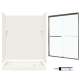 STP326R018-M58570BC 72.5-in x 60-in x 32-in 5-Piece Alcove Shower Kit in Bisque