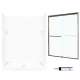 STP3460010-M58570BC 72.5-in x 60-in x 34-in 5-Piece Alcove Shower Kit in White