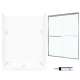 STP3460010-M58570NC 72.5-in x 60-in x 34-in 5-Piece Alcove Shower Kit in White