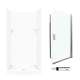 STP3636010-M34570CC 72.5-in x 36-in x 36-in 5-Piece Alcove Shower Kit in White