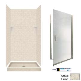 STP3636-M34570NR 72.5-in x 36-in x 36-in 5-Piece Alcove Shower Kit