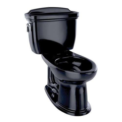 1.6 GPF Two Piece Elongated Toilet - Seat Not Included in Ebony