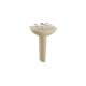 Supreme LPT241.4G#03 4-in Faucet Center Pedestal Lavatory with CeFiONtect Bone