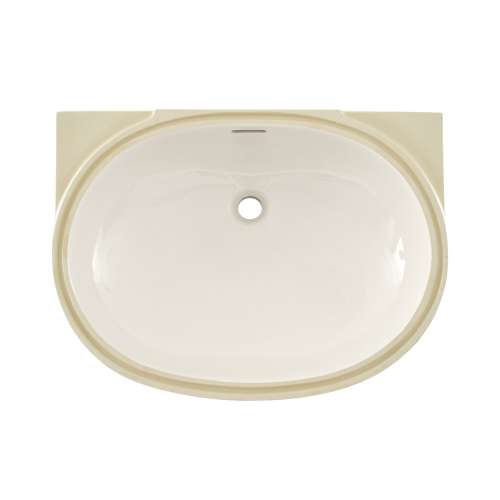 19-5/8-in Undermount Bathroom Sink with Overflow and SanaGloss Ceramic Glaze