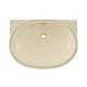 19-5/8-in Undermount Bathroom Sink with Overflow and SanaGloss Ceramic Glaze in Bone