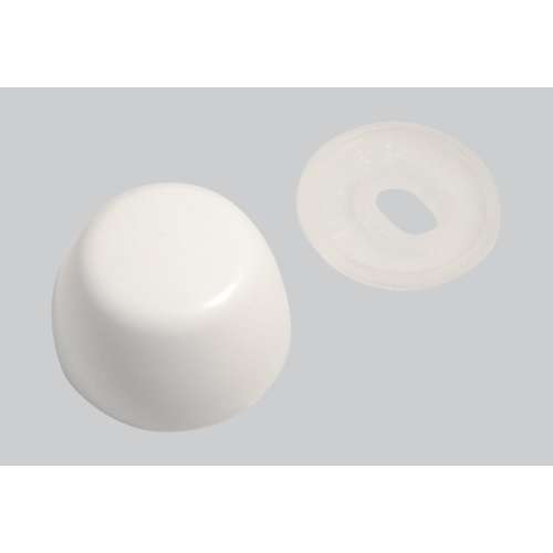 Bolt Cap and Base for All Bidet Models (except Mercer) in Colonial White