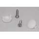 Washlet Bolt Cap Kit for 500 in Colonial White