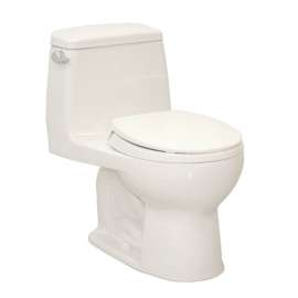 1.6 GPF One Piece Round Toilet - Seat Included
