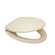 SoftClose SS114#03 Elongated Closed-Front Toilet Seat and Lid in Bone