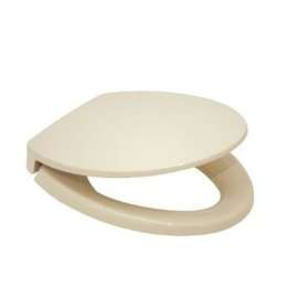SoftClose SS114#03 Elongated Closed-Front Toilet Seat and Lid in Bone