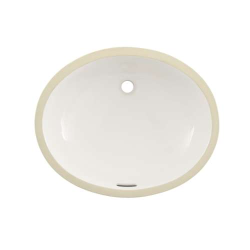 19-in Undermount Bathroom Sink with Overflow