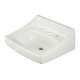 Reliance LT307.8#01 21-in Wall Mounted Bathroom Sink with 3 Faucet Holes Drilled and Overflow in Cotton