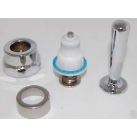 Manual Flush Valve Lever Assembly for Toilet and Urinal 1.0 GPF Flushometers in Chrome