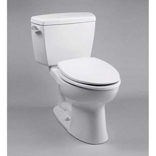 CST744E Eco Drake Two Piece Elongated 1.28 GPF Toilet with E-Max Flush System - Seat Not Included